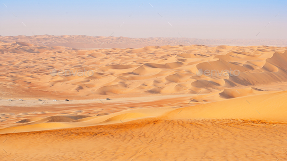 Travelling in the Empty Quarter - Stock Photo - Images