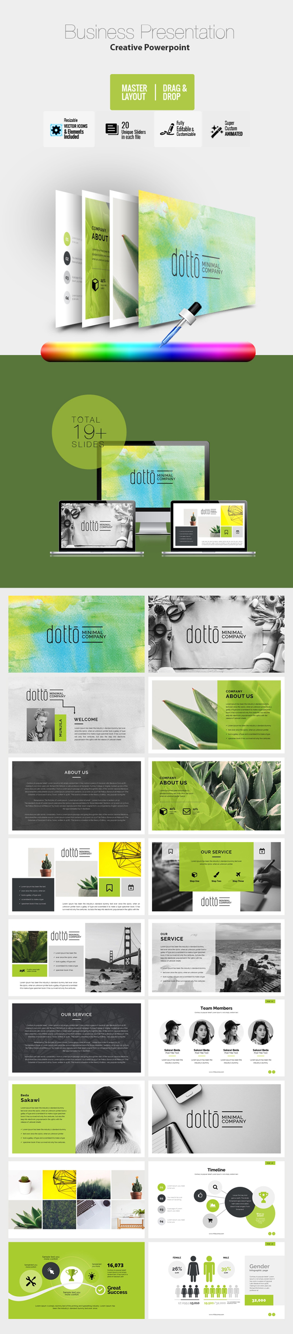 Creative Business PowerPoint Template - Creative PowerPoint Templates