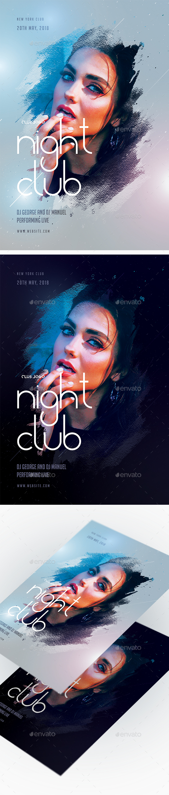 Club Night Party Flyer - Clubs & Parties Events