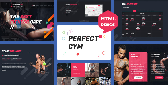Excellent PerfectGym - Gym and Fitness HTML Template