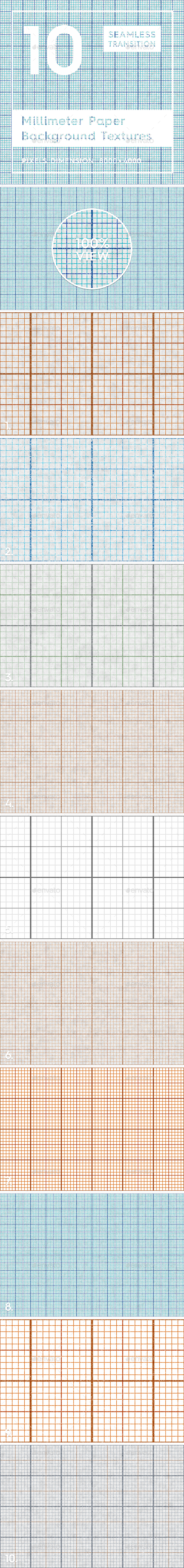 10 Millimeter Paper Background Textures - Tech / Futuristic Backgrounds