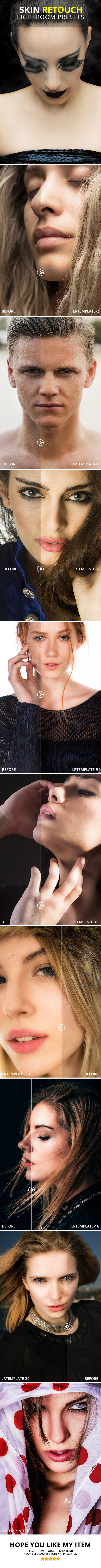 20 Skin Retouch Lightroom Presets - Lightroom Presets Add-ons