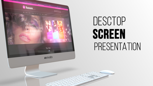 Desktop Screen Presentation - VideoHive 21647352