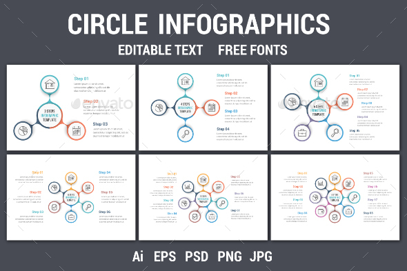 Circle Infographics - Infographics