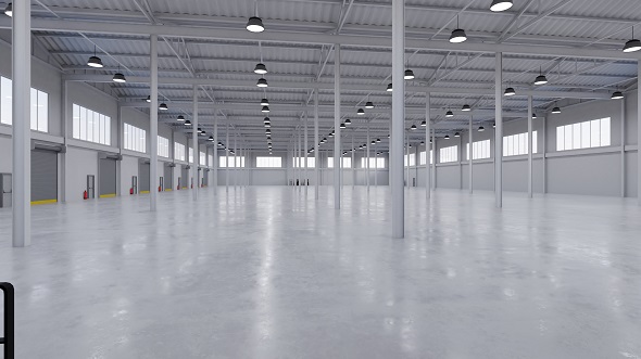 Industrial Building Interior - 3Docean 21648079