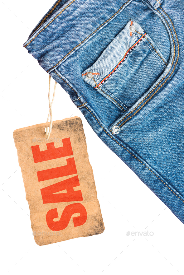 Download Jeans Trousers Sale Label Template Mockup Stock Photo By Merc67 Photodune