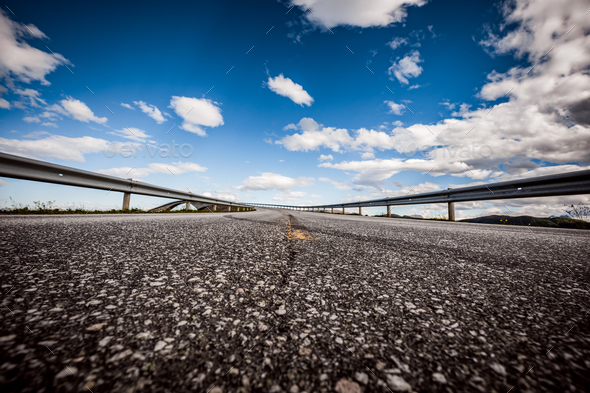 Atlantic Ocean Road Norway - Stock Photo - Images