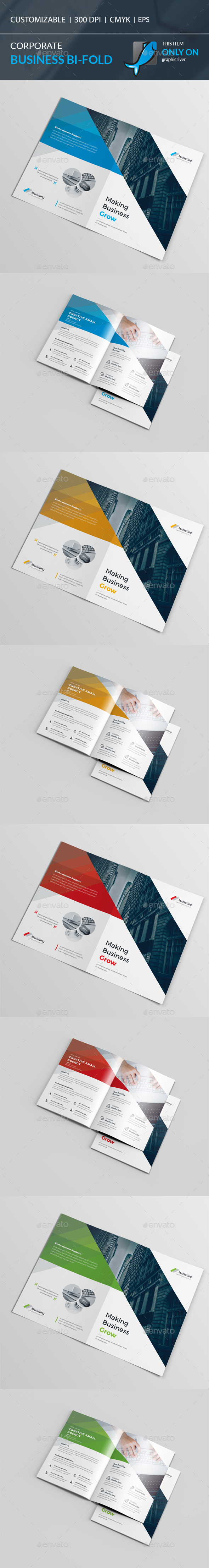 Bi-Fold Brochure - Brochures Print Templates