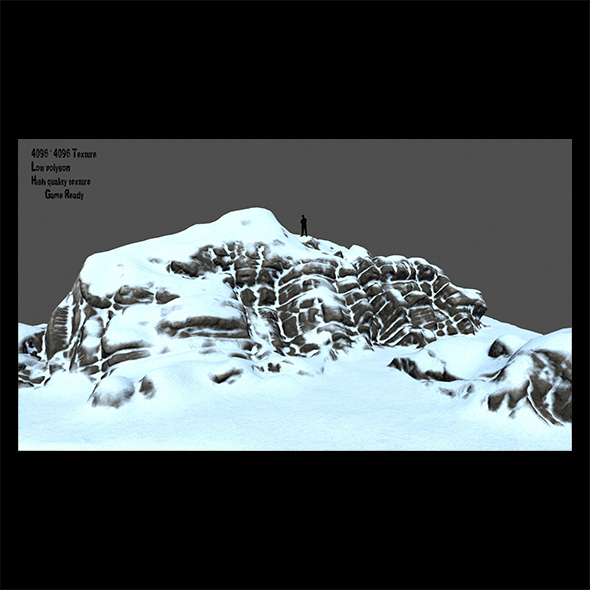 snow rocks - 3Docean 21649926