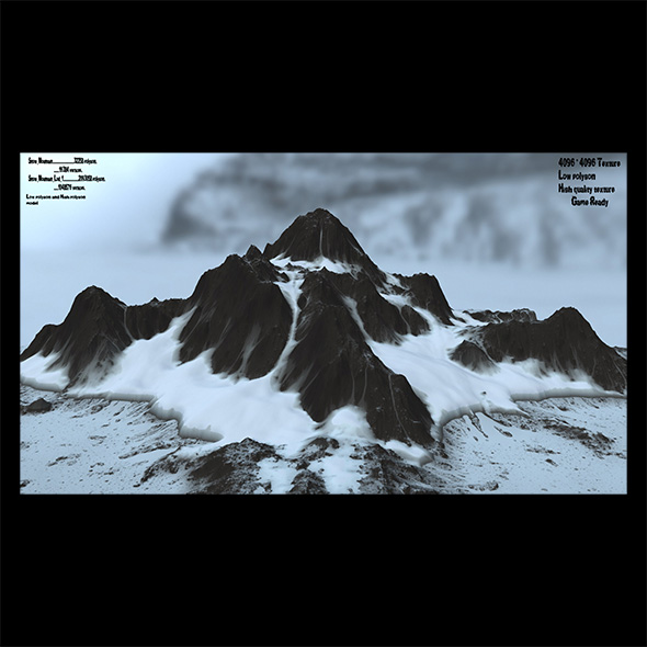 snow mountain - 3Docean 21650154