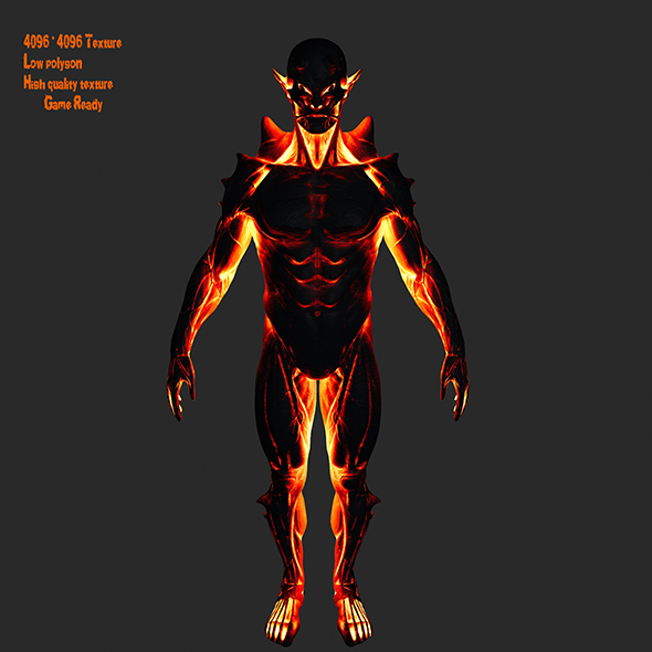 fire monster - 3Docean 21650573