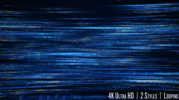 Computer Programming Software Code Background 4K alt