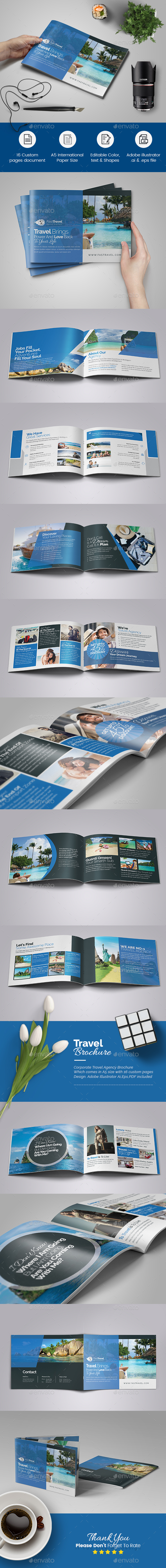 Travel Brochure Template - Corporate Brochures