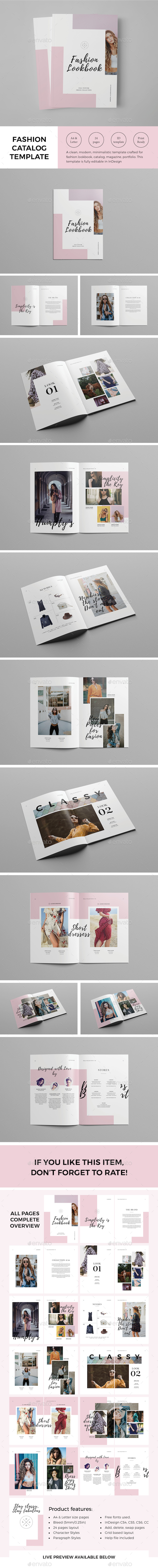 Fashion Catalog / Lookbook Template - Catalogs Brochures