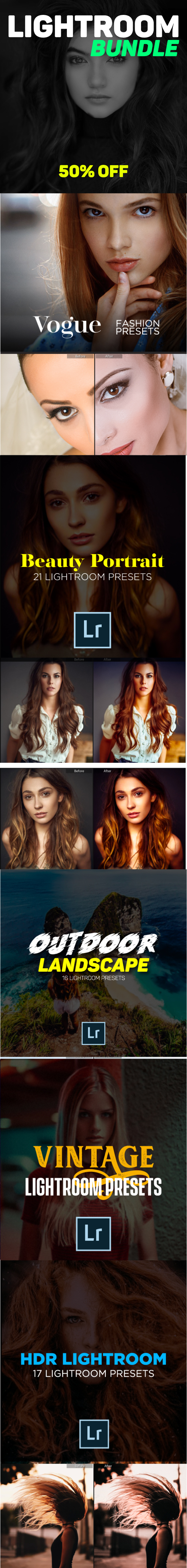105 Lightroom Presets Bundle - Lightroom Presets Add-ons