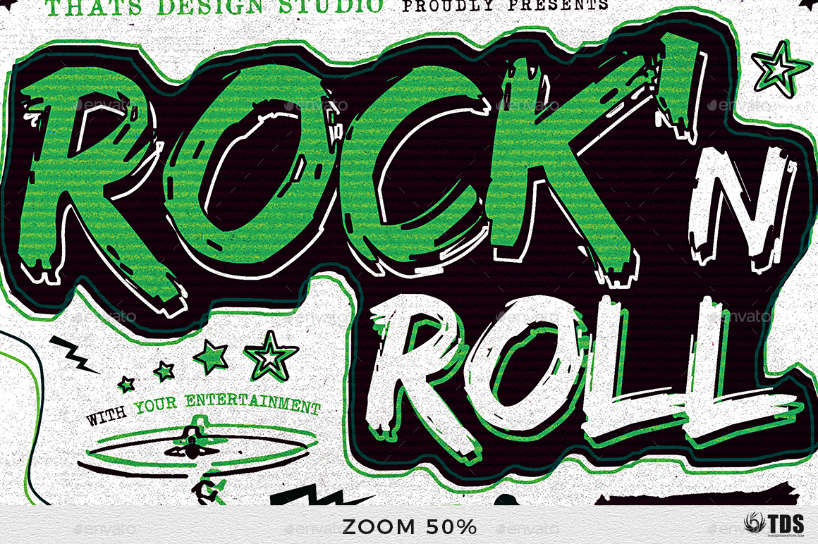 Rock Festival Flyer Template V5, Print Templates | GraphicRiver