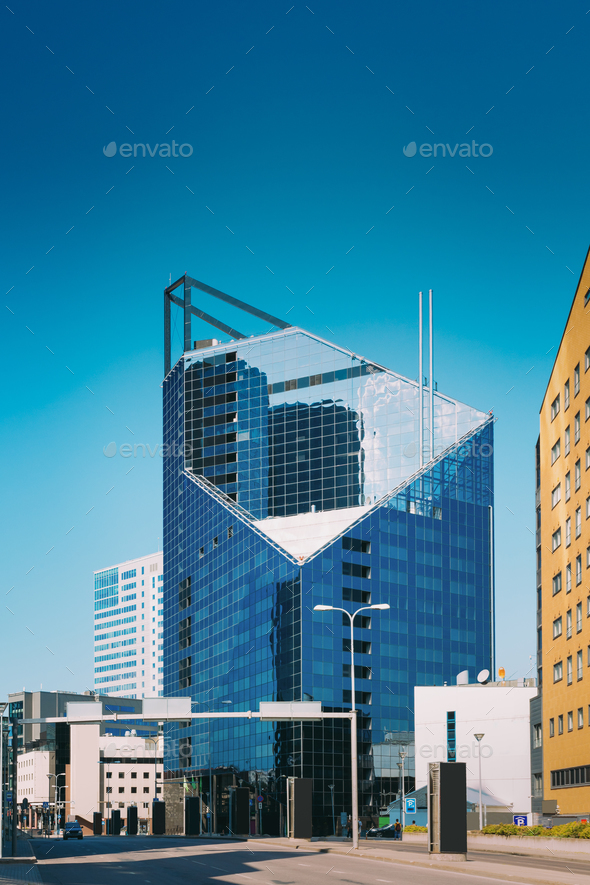 Tallinn, Estonia. Modern Architecture In Estonian Capital. Busin - Stock Photo - Images