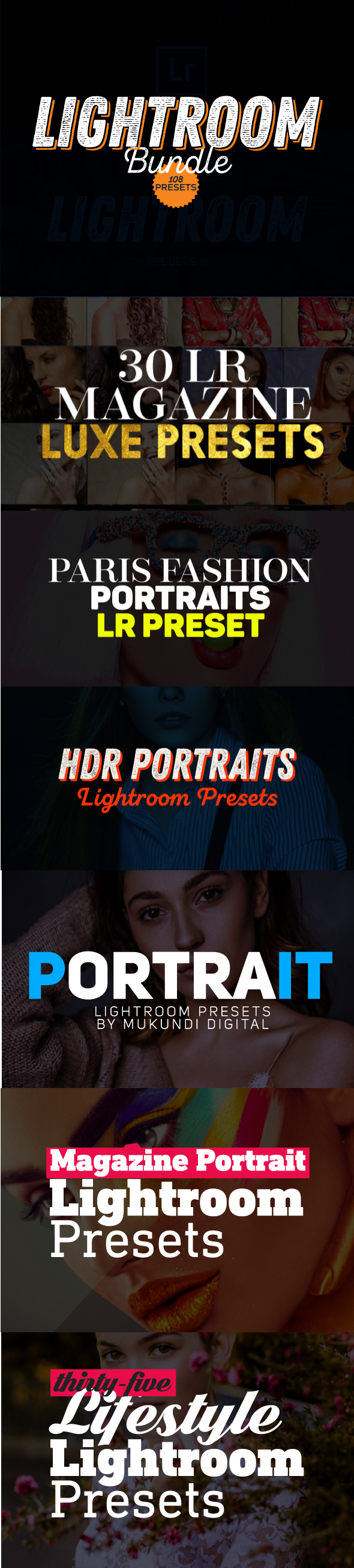 108 Ultimate Lightroom Presets Bundle - Lightroom Presets Add-ons