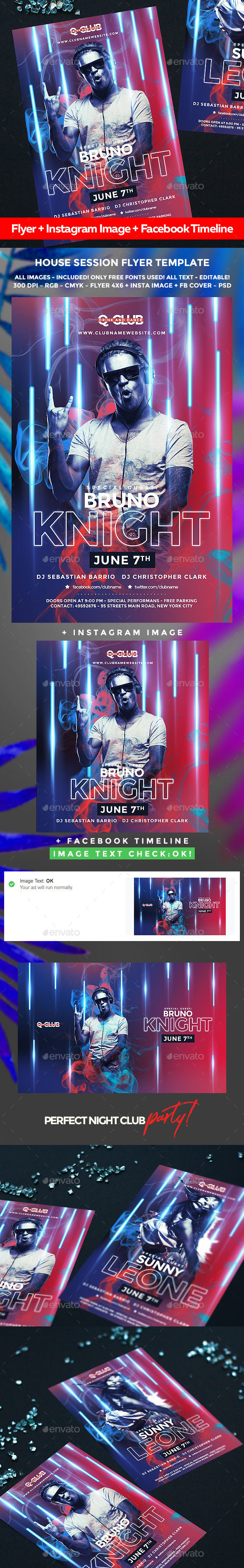 DJ Flyer - Clubs & Parties Events