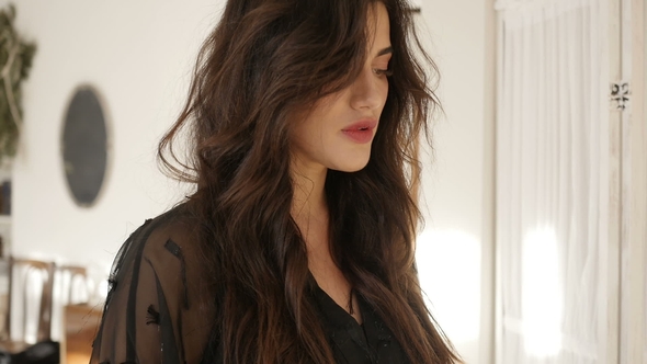 Woman Looking in the Camera