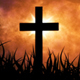 Dark Crucifix with Clouds - VideoHive Item for Sale