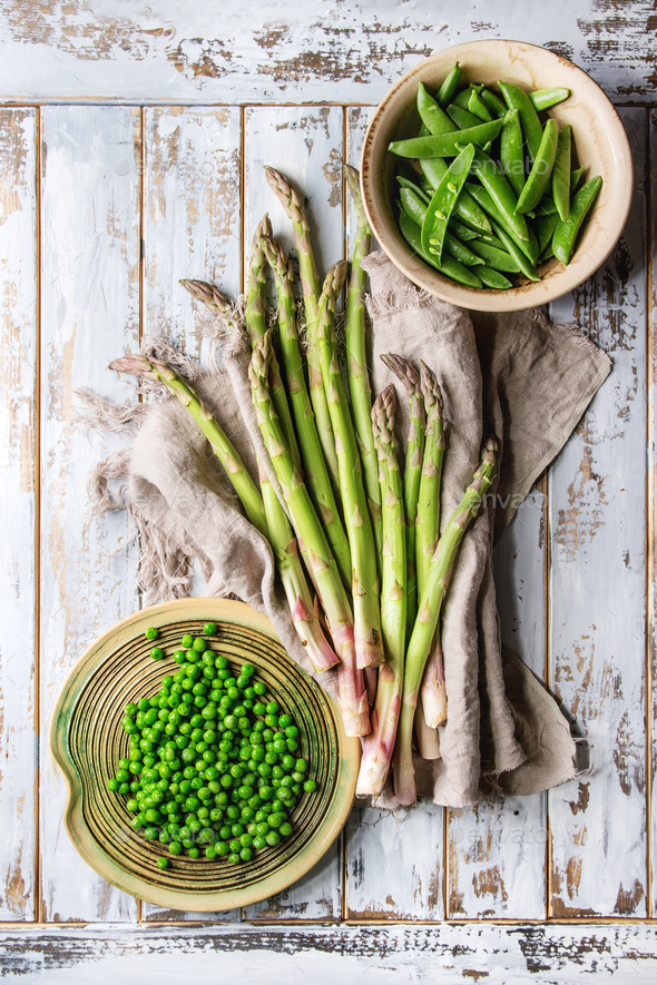 Young Green asparagus - Stock Photo - Images