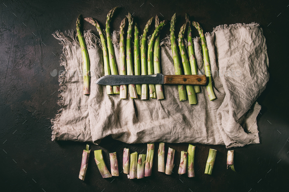 Young Green asparagus - Stock Photo - Images