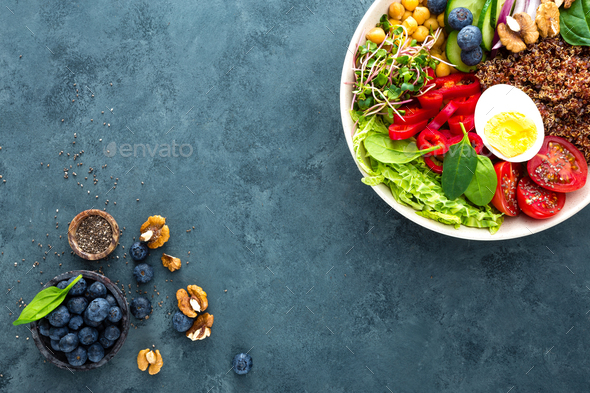 Buddha bowl dinner - Stock Photo - Images