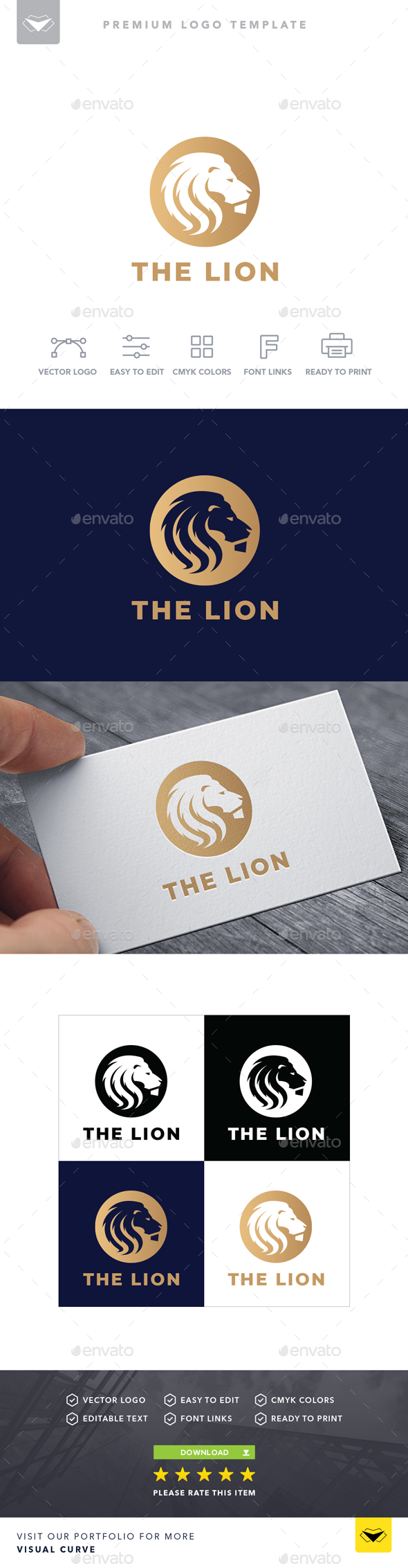 The Lion Logo - Logo Templates