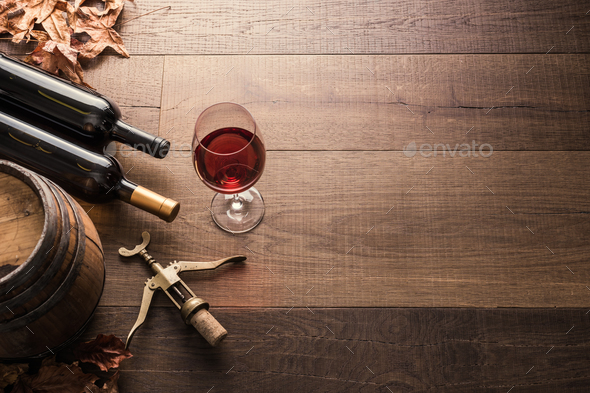 Tasting excellent red wine - Stock Photo - Images