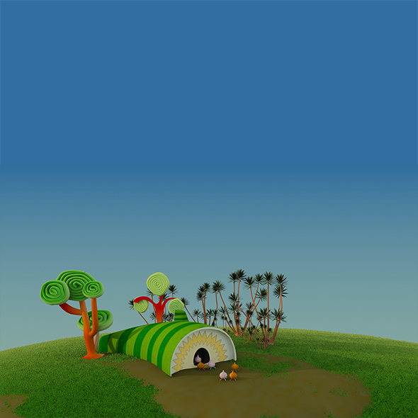 Cartoon House - 3Docean 21656530