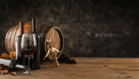 Traditional winemaking and wine tasting - Stock Photo - Images