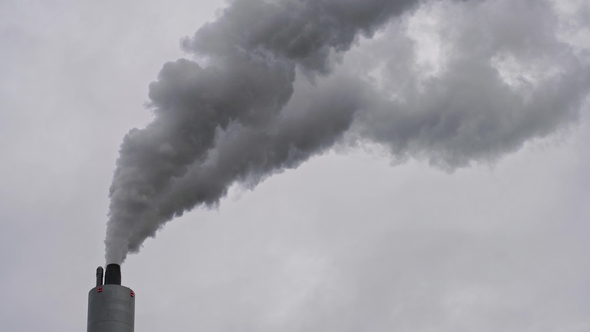 Smoking Chimney of Power Plant