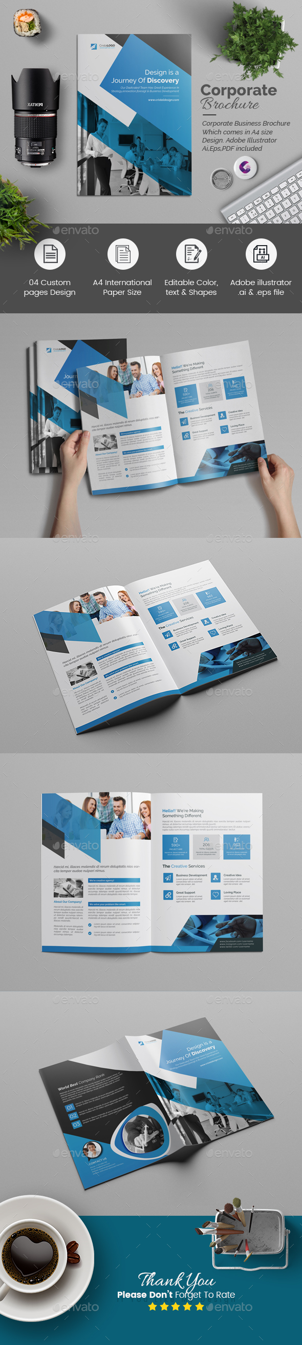 Bi fold Multipurpose Brochure - Corporate Brochures
