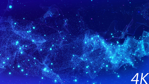 Abstract Blue Space Background