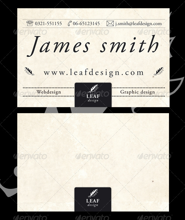 Retro Business Card - Retro/Vintage Business Cards
