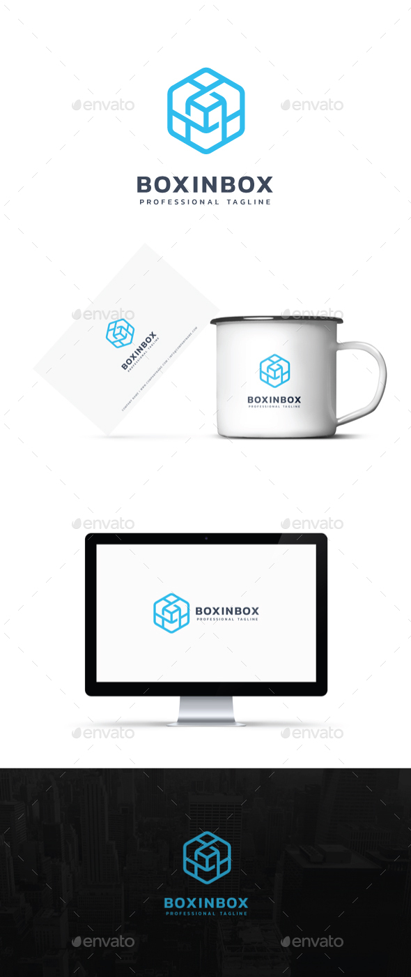 Box In Box Logo - Abstract Logo Templates