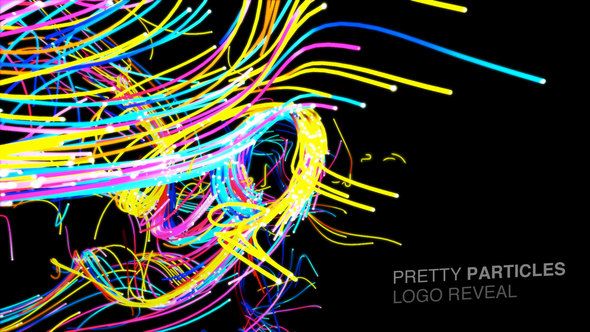 Pretty Particles Logo - VideoHive 6710461
