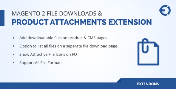 Magento 2 Product Attachments Extension, File Upload / Download - CodeCanyon Item for Sale