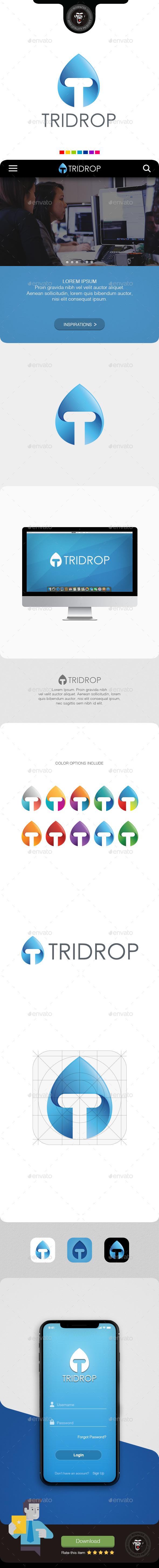 Tridrop - Letters Logo Templates