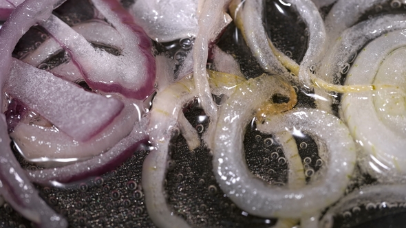Chopped Onion Fried in a Pan alt
