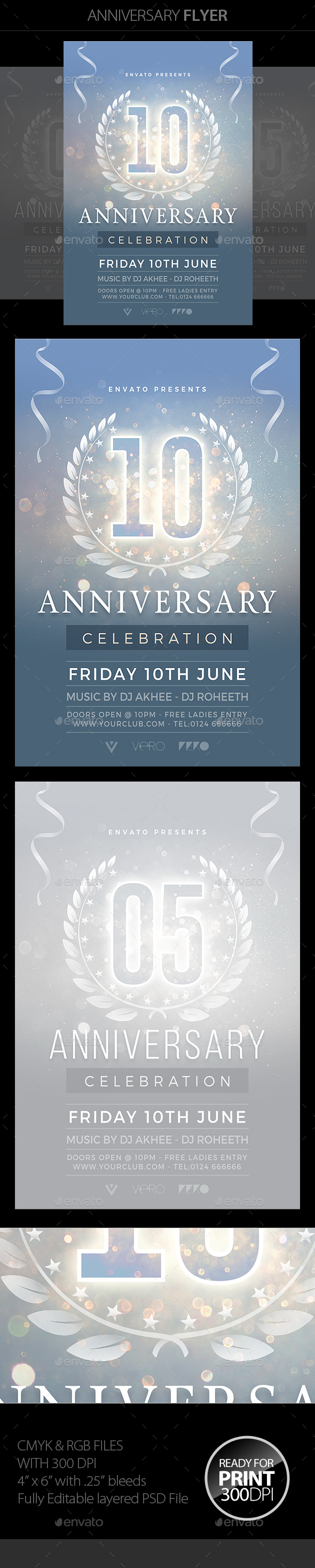 Anniversary Flyer - Events Flyers