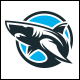 Shark Hunt Logo Template by LiveAtTheBBQ | GraphicRiver