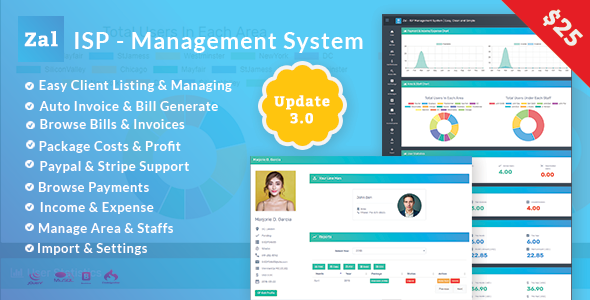 Zal - ISP Management System - CodeCanyon Item for Sale