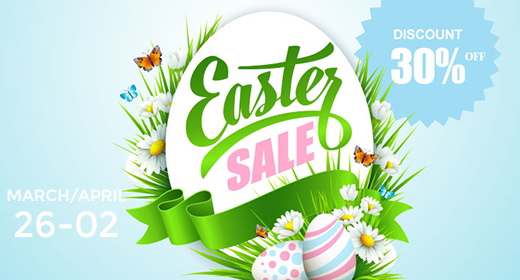Easter Sale 2018 | Up to 30% OFF on Hi-Quality Magento Themes