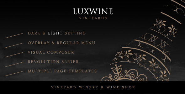 Luxwine - Wine WordPress Theme - Retail WordPress