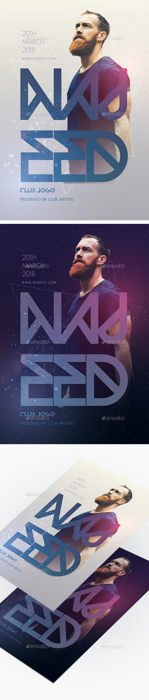 Artist Dj PerformanceFlyer - Clubs & Parties Events