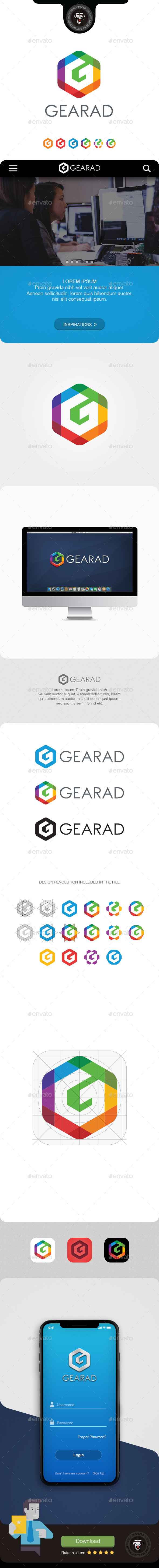 Gearad - Letters Logo Templates