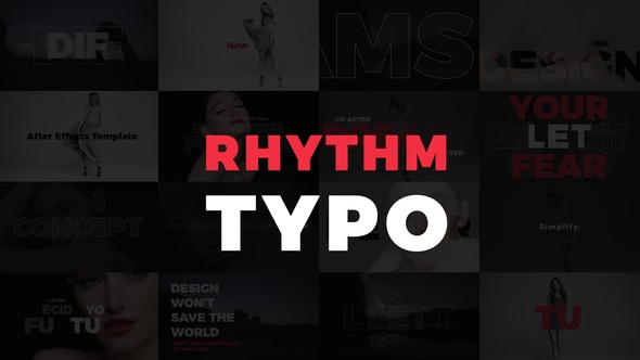 Rhythm Typography - VideoHive 21630192