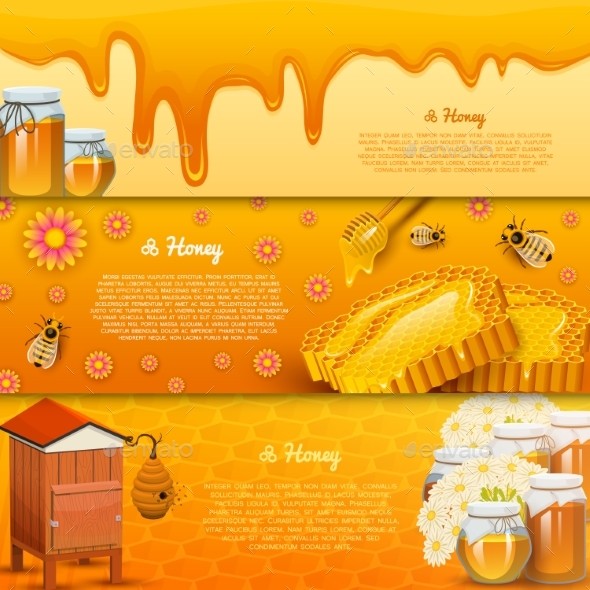 Honey or Natural Farm Product - Food Objects